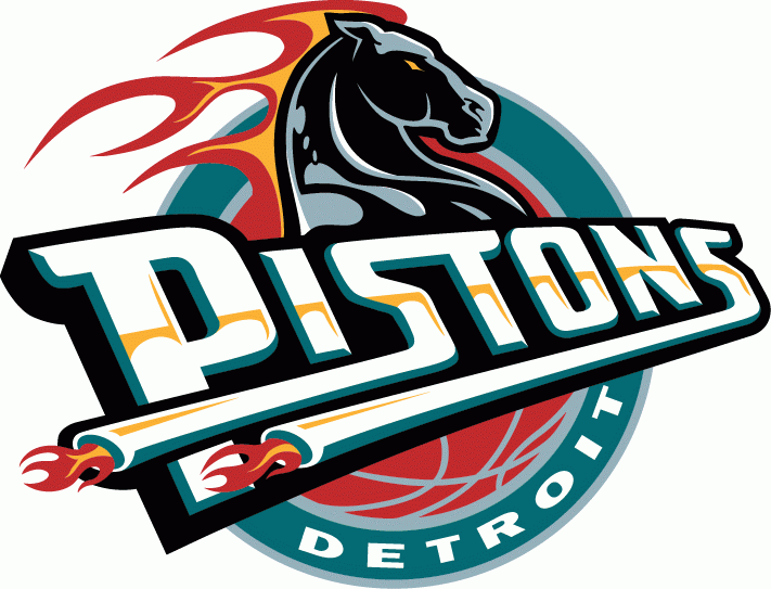 Detroit Pistons 1996-2001 Primary Logo iron on transfers for fabric